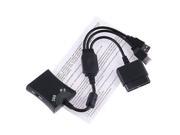 Sony PS2 to Microsoft Xbox 360 PS3 Converter Adapter Cable Black