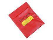 Lipo Battery Safety Guard Charge Bag Blast Proof Fireproof Red
