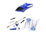 For Syma S107G RC Helicopter Full Replacement Parts Set Head Cover Blue