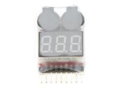 Vistapower 1 8S Digital Indicator RC Battery Tester Low Voltage Buzzer Alarm