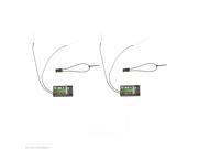 2Pcs 2.4G Flysky FS iA6 6CH Receiver w Double Antenna Compatible Flysky i4 i6