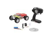New TROO E18MT V2 1 18 SCALE 4WD Brushed RC Monster Truck w Transmitter RTR Red