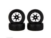 4Pcs 1 10 Rally Car Wheel Rim and Tire 20101 for Traxxas HSP Tamiya HPI Kyosho