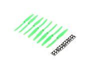 4 Pairs 6030 6*3 2 Blade Prop CW CCW Propeller for RC 250 F330 Quadcopter Green