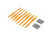 4 Pairs 6030 6*3 2 Blade Prop CW CCW Propeller for RC 250 F330 Quadcopter Orange