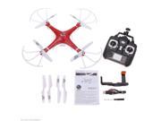 HT F801C 6 Axis Gyro 2.4G 4CH wifi FPV UFO RC Quad copter w 1.0MP Camera Red