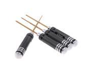 4pcs Black Steel Hexagonal Screw Driver For RC Helicopter Airplane