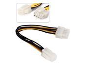 10cm 4Pin to 8 Pin EPS 12V ATX Motherboard Power Supply Adapter Converter Cable