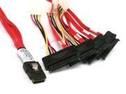 LSI 3Ware SAS cable SFF 8087 to SFF 8482 power x4 SAS SAS RAID CABLE