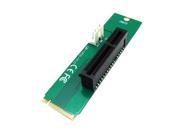 PCI Express PCI E 4X Female to NGFF M.2 M Key Male Adapter Converter Card