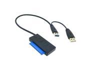 NEW USB 3.0 to 90D right angled SATA 22Pin 2.5 Hard disk driver Adapter Cable