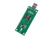 PCI E Wireless WWAN to USB Adapter Card with SIM Card Slot Module Testing Tools