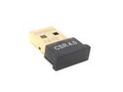 USB 2.0 Wireless Bluetooth 4.0 CSR Dongle Adapter Transmitter Win 7 wind 8