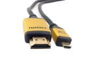 Micro HDMI to HDMI Cable for Moto Mobile Phone Acer Tablet Samsung DC DV 1.2m