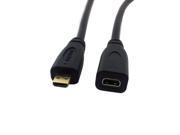 HDMI D type Micro HDMI Male to Micro HDMI Female M to F Extension Cable 60cm