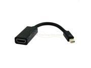 Black Mini DisplayPort DP to HDMI 1.4 Adapter with Audio support 3D for ATI dell