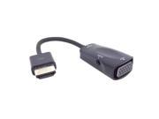 HDMI to VGA output Video short cable with 3.5mm Audio cable ForLaptop Macbook