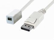 DisplayPort male to mini DisplayPort Female cable 1.8m for ATI HP DELL Apple