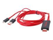 MHL Micro USB to HDMI CABLE FOR Galaxy S2 i9100 I9220 I9225 HTC EVO 3D ONE X