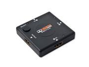 New 3 in 1 HDMI Switch Switcher Splitter for 1080P HDTV 3 in 1 out