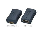 Mini HDMI socket C type Female to HDMI 1.4 A type Female Extension adapter