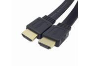 1080p HDMI 1.4 Male to Male Flat Slim HDTV Cable 1.5m Black ethernet 3D