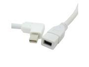 90° Right angled type Mini DisplayPort male to Mini DP Female extension cable