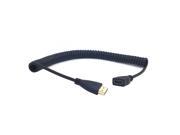 HDMI Male to HDMI Female stretch spring VIDEO extension CABLE fo HDTV DVB DVD PC