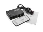 HDMI Switch Switcher Selector 5 in 1 out 5 port HDTV 1.4 1080p with Remote
