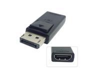 DisplayPort DP Male to HDMI HDTV Monitor Video Audio Converter Adapter Black