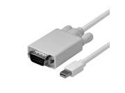Acitve 6ft Mini DisplayPort Male to VGA Male cable For MacBook Pro Air eyefinity