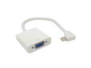Right Angled 90° Mini DisplayPort DP Male to VGA RGB monitor Projector Cable