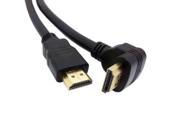 90 D Up right Angled type HDMI Male to HDMI Male Cable 4 3D Ethernet 150cm