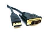 3m DisplayPort Display Port DP Male to DVI Digital Single Link Adapter Cable