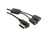 Media In AMI MDI Dual USB Ports AUX Flash Drive Adapter Cable For Car VW AUDI