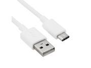 White USB C 3.1 Type C Male to Standard USB 2.0 A Male Data Cable for Nokia