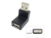 USB 2.0 A type Male to Female Extension Adapter Down Up Angled 90 Degree