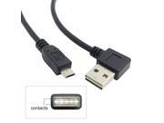 USB 2.0 Male to Micro USB 5Pin Male Cable 100cm Reversible Design Left Right