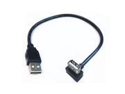 USB 2.0 Type A Male to Up Right Angled 90 Degree USB Female Extension Cable 20cm