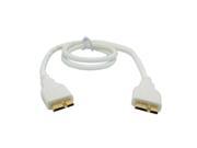 white Micro USB3.0 to Micro USB OTG Host Cable for Note3 i9600 s5 Flash Disk SSD