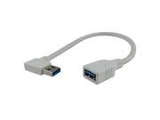 NEW Left Angled USB 3.0 A type male to Female Extension Cable for Macbook Retina