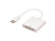 USB C USB 3.1 Male to DVI 1080P Monitor Adapter Cable for Macbook Chrombook