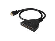 3 Ports HDMI 1.3 Splitter Switcher 3x1 Auto Switch 3 In 1 Out With 50 CM Pigtail