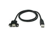 USB 2.0 A type Male to Female extension cable 1M for PCI or Front Panel Mount