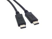 Reversible Design USB 3.0 3.1 Type C Male Connector to Male Data Cable for Table