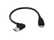Right Angled 90 degree USB 3.0 Type A Male to Micro B Male Data cable 30cm