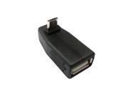 90degree down Angled Micro USB to USB Host OTG adapter for N7100 i9100 i9300