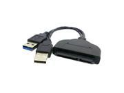 USB 3.0 to SATA 22P 2.5 Hard disk driver Adapter With extra USB Power cable