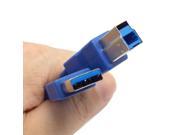 Standard USB 3.0 A male to B male Extension external hard disk Cable1m