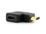 HDMI Left Angled 90 degree Vertical Flat Right 1.4 male to female Adapter